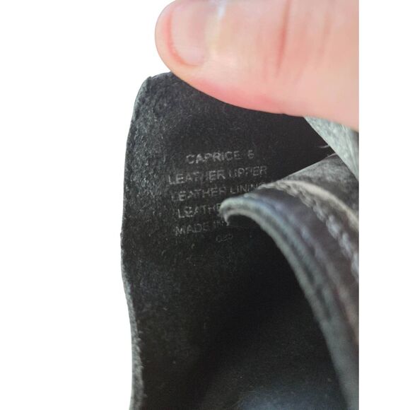 Freebird by Steven Caprice Sandals Shoes Womens Size 6 Dark Gray Leather Buckle - Picture 4 of 5